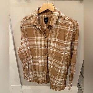 Gap flannel shirt, oversized medium